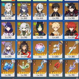 【メール未設定+誕生日未設定】スカーク1凸+餅 エスコフィエ シトラリ マーヴィカ ラウマ フリーナ | 原神のアカウントデータ、RMTの販売・買取一覧