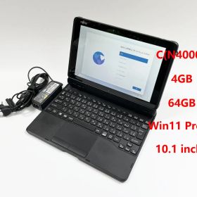 富士通 FUJITSU タブレットPC タッチパネル ARROWS Tab Q509/VE / Windows11 Pro / C(N4000)-1.1GHz / 4GB / 64GB / 10.1インチ【中古】【73702082207】