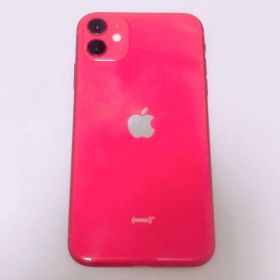 正常動作 iPhone11 本体 128G レッド 箱あり 画面割れあり