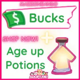 [アダプトミー] 🧪 150+ 年齢アップポーション + 💸 100,000+ ドル