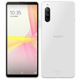 【中古】【安心保証】 Xperia 10 III SOG04[128GB] au ホワイト