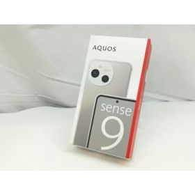 【未使用】SHARP 国内版 【SIMフリー】 AQUOS sense9 ホワイト 6GB 128GB SH-M29【仙台イービーンズ】保証期間3ヶ月