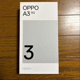 OPPO A3 5G ブラック 本体 Android スマホ 新品 未使用