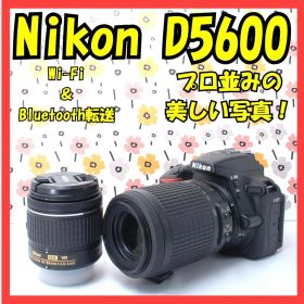 ❤Nikon D5600❤超高画質❤Wi-Fi＆Bluetooth転送❤美品❤