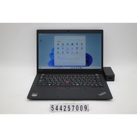 ノートパソコン Lenovo ThinkPad X395 Ryzen 5 PRO 3500U 2.1GHz/8GB/256GB(SSD)/13.3W/FHD(1920x1080)/Win11 キー文字消えあり