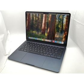 【中古】Apple MacBook Air 13インチ (M4,2025) M4(CPU:10C/GPU:8C) 16GB/256GB ミッドナイト MW123J/A【大須2】保証期間１ヶ月【ランクA】