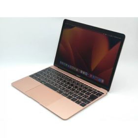 【中古】Apple MacBook 12インチ CoreM3:1.2GHz 256GB ゴールド MRQN2J/A (Mid 2017/Late 2018)【中野】保証期間1ヶ月【ランクC】