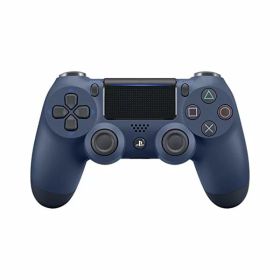 【純正品】ワイヤレスコントローラー (DUALSHOCK 4) ミッドナイト・ブルー (CUH-ZCT2J22)