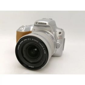 【中古】Canon EOS Kiss X9 EF-S18-55 IS STM レンズキット シルバー【新宿2】保証期間1ヶ月【ランクB】