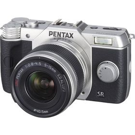 PENTAX デジタルミラーレス一眼 Q10 ズームレンズキット [標準ズーム 02 STANDARD ZOOM] シルバー Q10 LENSKIT