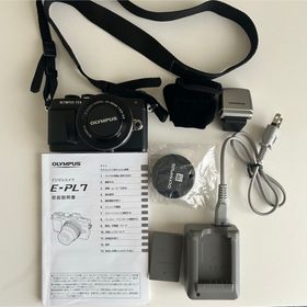 オリンパス(OLYMPUS)のミラーレス一眼 OLYMPUS PEN Lite E-PL7 ブラック(ミラーレス一眼)
