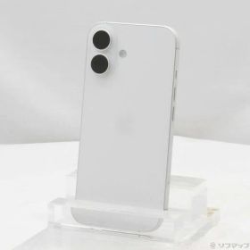 〔中古品〕 iPhone16 256GB ホワイト MYDX3J／A SIMフリー【377】