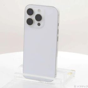 〔中古品〕 iPhone16 Pro 128GB ホワイトチタニウム MYMW3J／A SIMフリー【297】