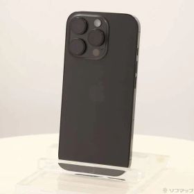 〔中古品〕 iPhone16 Pro 128GB ブラックチタニウム MYMV3J／A SIMフリー【198】