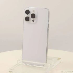 〔中古品〕 iPhone16 Pro Max 256GB ホワイトチタニウム MYWH3J／A SIMフリー【198】