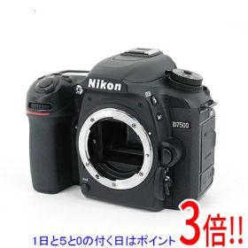 【エントリーで5倍！11/20 20:00〜11/27 01：59まで！】【中古】Nikon デジタル一眼レフカメラ D7500 ボディ 元箱あり