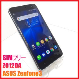 【SIMフリー・4Gスマホ】SIMフリー Z012DA Zenfone3