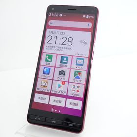 【SIMフリー】BASIO 4 KYV47 ワインレッド 利用制限〇 au版SIMロック解除品