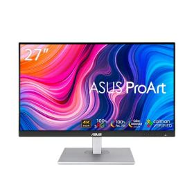 【中古】 ASUS 4K モニター 27インチ PA279CV (間無輝点交換保証/HDR/IPS/USB Type-C,DP,HDMIx2/高さ調整&回転/sRGB&Rec.709 100%/Calman Verified)
