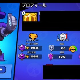 ✨引退垢✨🏆30685 1周年アイコンやリコシェなど所持アカウント！ | ブロスタ(ブロウルスターズ)のアカウントデータ、RMTの販売・買取一覧