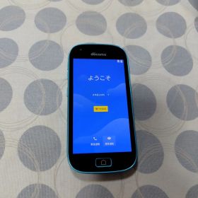 docomo F-03K 青色 らくらくスマートフォン本体