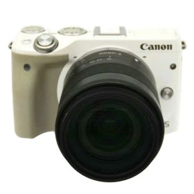 中古 ミラーレス一眼Canon キャノンEOS M3 EF-M18-55 091043000247コンディションランク【B】（商品 No.75-0）