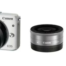 【中古】Canon キヤノン EOS M3 ダブルレンズEVFキット ホワイト