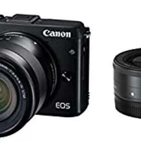 【中古】(非常に良い)Canon ミラーレス一眼カメラ EOS M3 ダブルレンズキット(ブラック) EF-M18-55mm F3.5-5.6 IS STM EF-M22mm F2 STM 付属 EOSM3BK-WLK