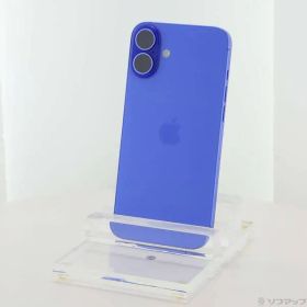 〔中古品〕 iPhone16 Plus 128GB ウルトラマリン MXVE3J／A SIMフリー【377】