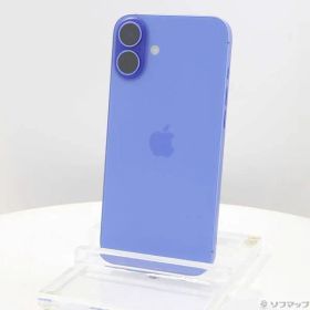 〔中古品〕 iPhone16 Plus 128GB ウルトラマリン MXVE3J／A SIMフリー【258】