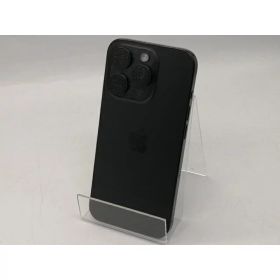【中古】Apple SoftBank 【SIMフリー】 iPhone 15 Pro 256GB ブラックチタニウム MTUC3J/A【大須アメ横】保証期間1ヶ月【ランクC】