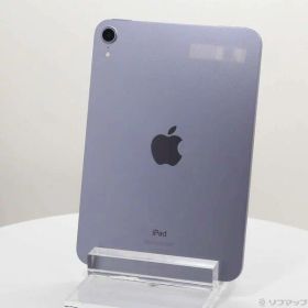 【中古】Apple(アップル) iPad mini 第6世代 64GB パープル 3J366J／A Wi-Fi 【297-ud】
