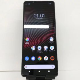 Xperia 1 III SOG03 au フロストブラック 送料無料 本体 c00868 【中古】