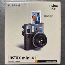 新品未開封 instax mini 41 インスタントカメラ ブラック
