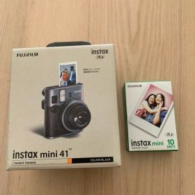 FUJIFILM instax mini 41 ブラック 本体 フィルム