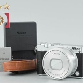 【中古】Nikon ニコン 1 J5 シルバー 標準パワーズームキット シャッター回数僅少