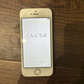 Apple iPhone 5s ゴールド 64GB SIMなし 中古