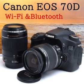 キヤノン(Canon)の★Wi-Fi機能搭載★ダブルレンズセット★スマホ転送★Canon EOS 70D(デジタル一眼)