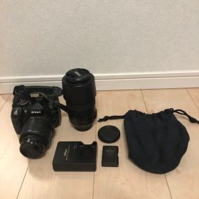 Nikon デジタル一眼レフカメラ D3100 本体とレンズ2本（標準・望遠）