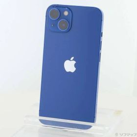 〔中古品〕 iPhone13 256GB ブルー MLNM3J／A SIMフリー【368】