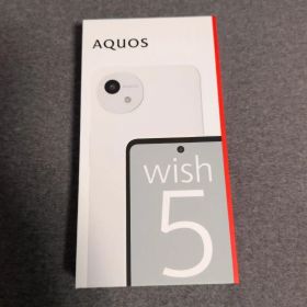 AQUOS wish5 ホワイト　新品未使用 ほぼ新品】AQUOS wish 5 未使用 ホワイト ユキ - メルカリ