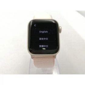 【中古】Apple Apple Watch SE2 40mm GPS スターライトアルミニウムケース/ライトピンクスポーツループ【ECセンター】保証期間1ヶ月【ランクA】