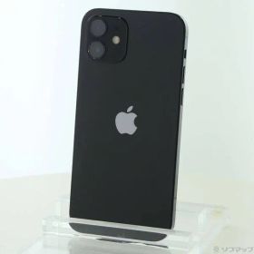 〔中古品〕 iPhone12 128GB ブラック MGHU3J／A SIMフリー【344】