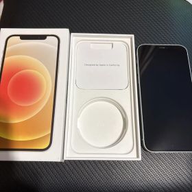 最終値下げ 美品 箱付きiPhone 12 ホワイト 本体 128GB