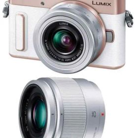 パナソニック ミラーレス一眼カメラ ルミックス GF10 ダブルレンズキット 標準ズームレンズ/単焦点レンズ付属 ホワイト DC-GF10W-W