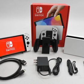 【中古】Nintendo Switch 有機ELモデル 2021 【Joy-Con(L)/(R)ホワイト】 HEG-S-KAAAA
