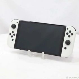 【中古】Nintendo(任天堂) Nintendo Switch 有機ELモデル Joy-Con(L)／(R) ホワイト 【377-ud】