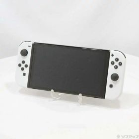 【中古】Nintendo(任天堂) Nintendo Switch 有機ELモデル Joy-Con(L)／(R) ホワイト 【377-ud】