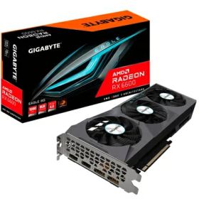 【中古】 GIGABYTE Radeon RX 6600 Eagle 8G グラフィックカード WINDFORCE 3X 冷却システム 8GB 128-bit GDDR6 GV-R66EAGLE-8GD ビデオカード