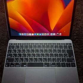 MacBook 12インチ 2017 i7 16gb 512gb スペースグレー
